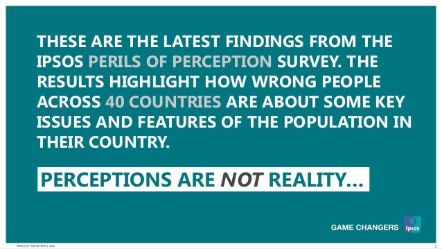 The Perils of Perception in 2016: Ipsos MORI Slide 2