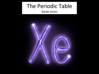 vimeo.com 
The Periodic Table 
Sarah Jones 
 