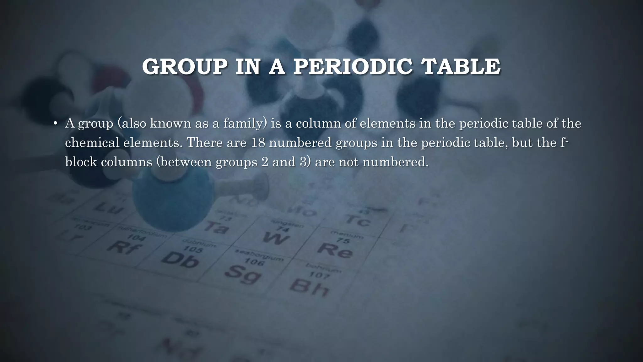 The periodic table class 10