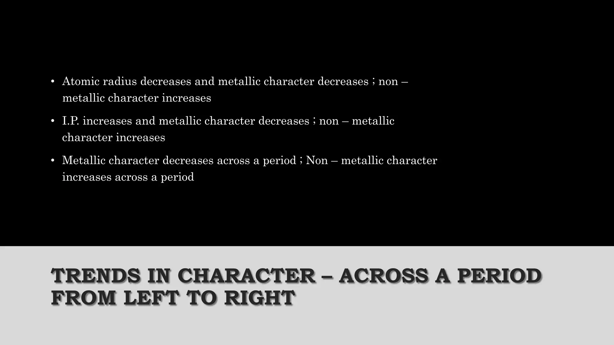 The periodic table class 10