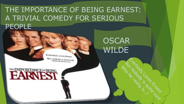 the paradox of victorian england in the importance of being earnest a play by oscar wilde The importance of being earnest, a trivial comedy for serious people is a play by oscar wilde first performed on 14 february 1895 at the st james's theatre in london, it is a farcical comedy in which the protagonists maintain fictitious personæ to escape burdensome social obligations. the paradox of victorian england in the importance of being earnest a play by oscar wilde The importance of being earnest, a trivial comedy for serious people is a play by oscar wilde first performed on 14 february 1895 at the st james's theatre in london, it is a farcical comedy in which the protagonists maintain fictitious personæ to escape burdensome social obligations.