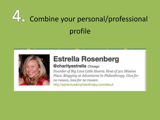 Making the organization personal: some practices and exampleshttp://www.flickr.com/photos/38577737@N07/4305859251/