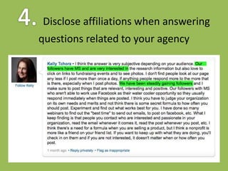 5. Answer questions, ask questions