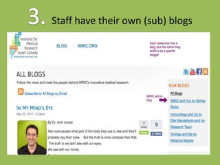 4. Maintain an independent blog