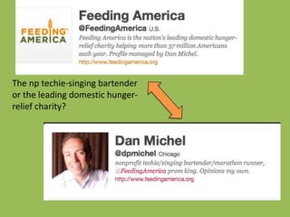 Really connecting as an entity means Be genuineBe honestReally engage in conversationInvest in developing relationshipsletting individuals shine toohttp://www.flickr.com/photos/pinksherbet/4456978157/in/photostream/