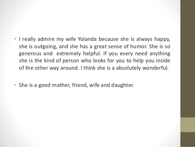 the person i admire essay