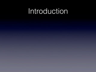 Introduction
 