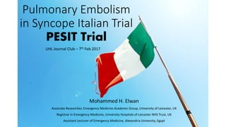 Pesit Owner The PESIT trial | PPTX