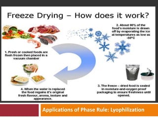 Applications of Phase Rule: Lyophilization
 