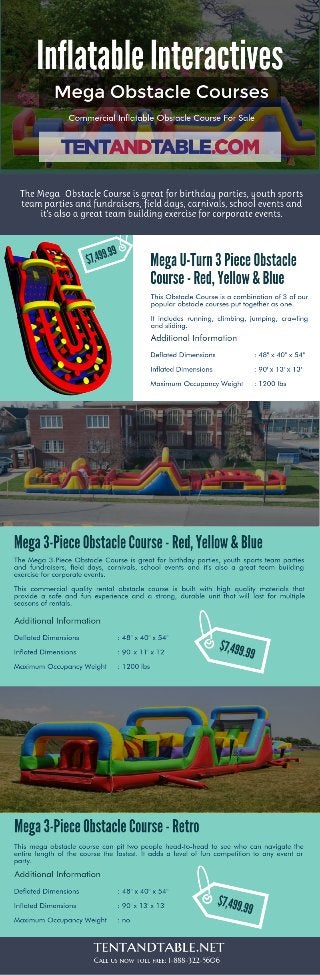 The Phenomenal Inflatable Obstacles for Parties or Events