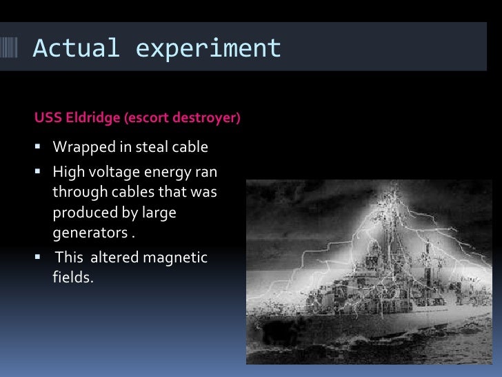 The Philadelphia Experiment
