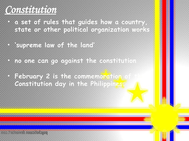 The Philippine Constitution Pptx Powerpoint Pptx