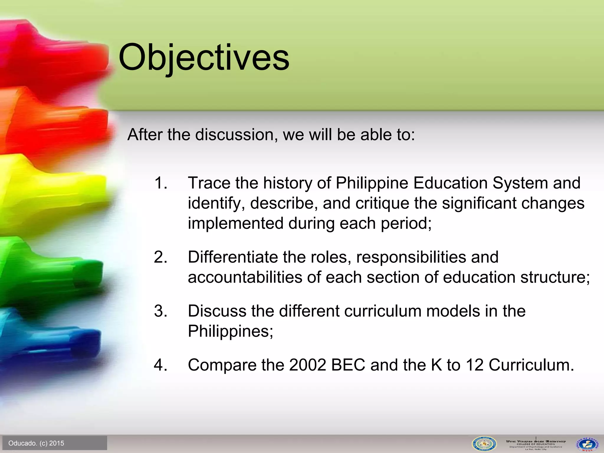 The philippine educational system | PPTX