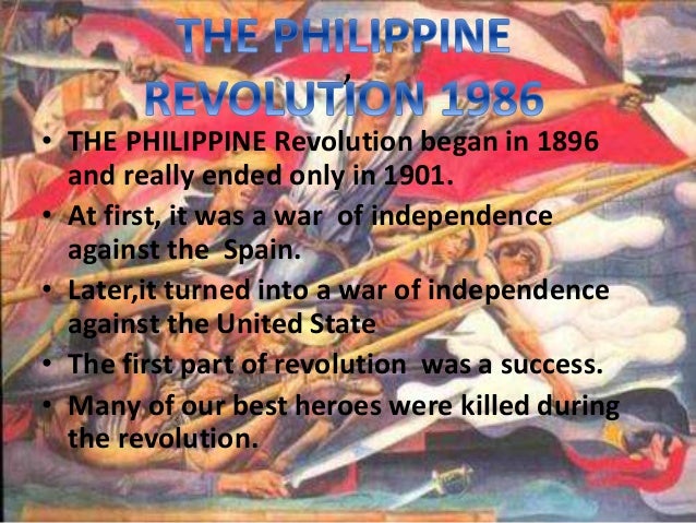 essay about philippine revolution