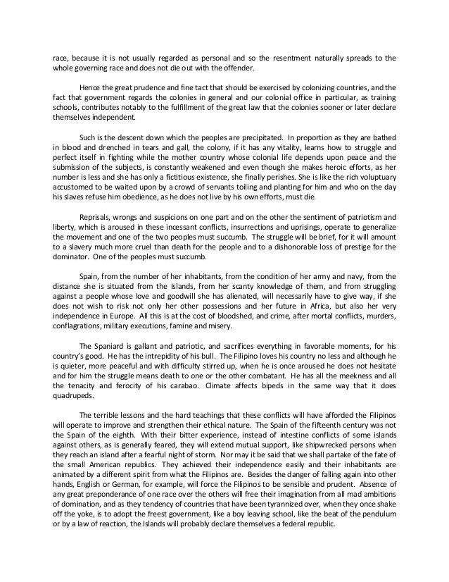the philippines a century hence To buttress his defense of the native's pride and dignity as people, rizal wrote three significant essays while abroad: the philippines a century hence, the. the philippines a century hence To buttress his defense of the native's pride and dignity as people, rizal wrote three significant essays while abroad: the philippines a century hence, the.