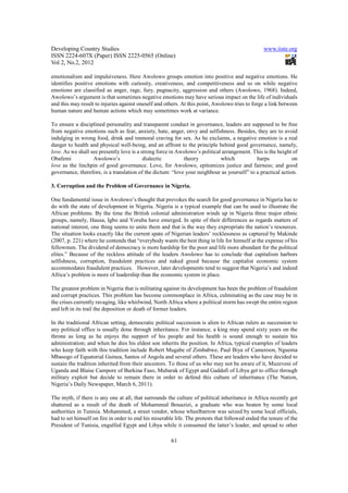 The philosophical import of obafemi awolowo抯 theory of mental magnitude