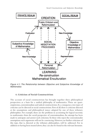 The Philosophy of mathematics education 2 | PDF