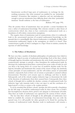 The Philosophy of mathematics education 2 | PDF
