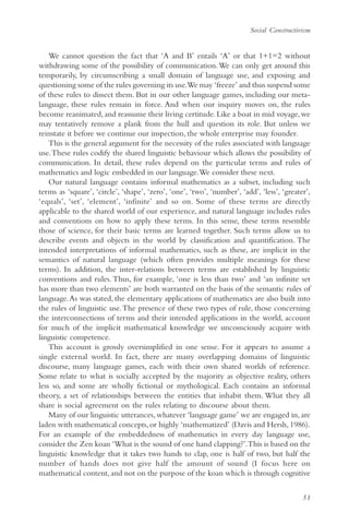 The Philosophy of mathematics education 2 | PDF