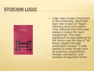 Stoicism Math The philosophy of stoicism | PPTX