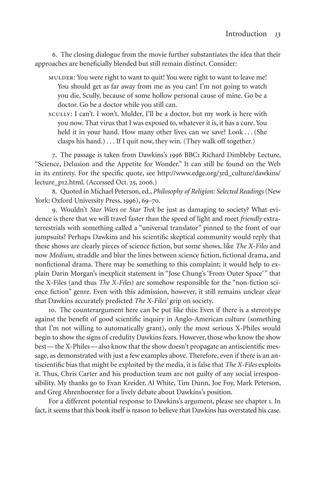 The philosophy of the x files | PDF