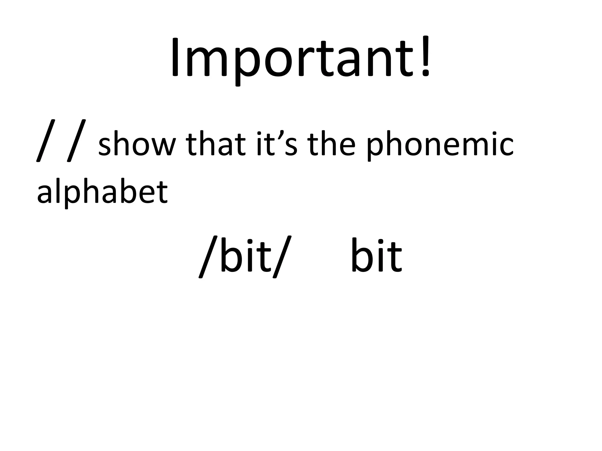 The Phonemic Chart | PPTX