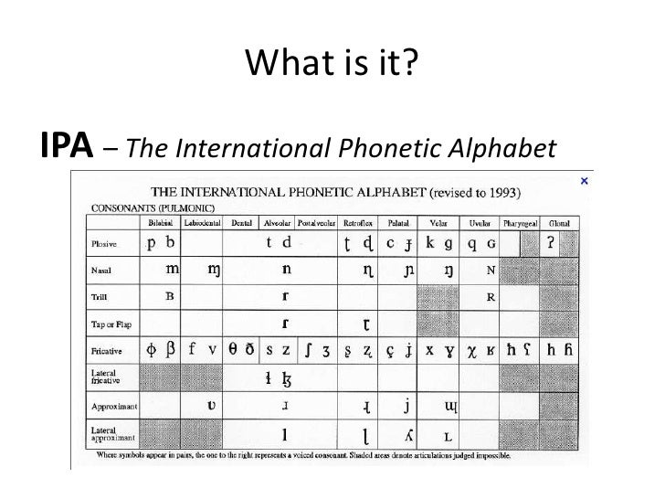 Phonemic Chart With Pictures