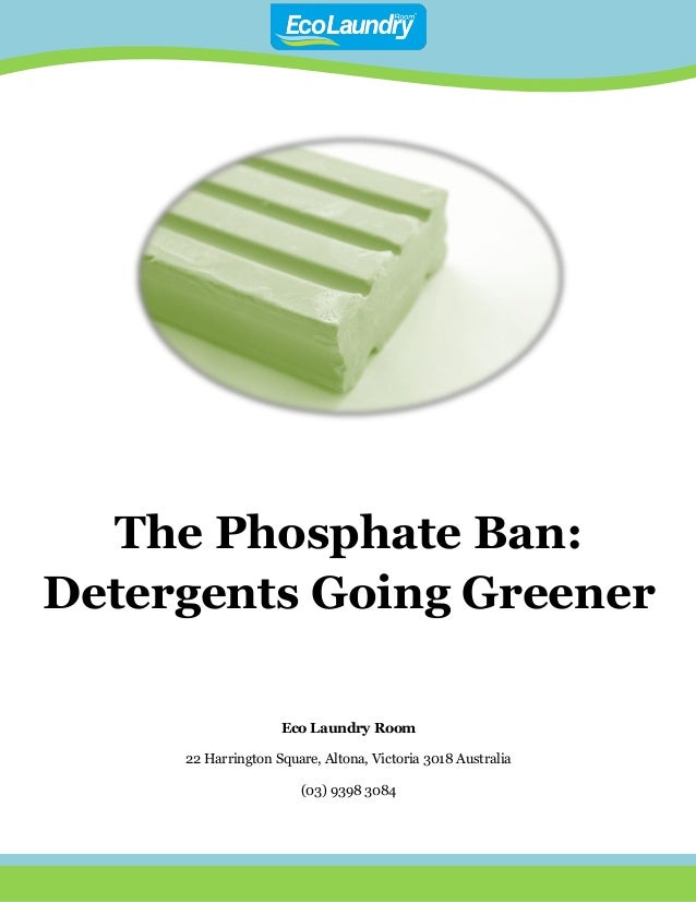 The Phosphate Ban Detergents Going Greener