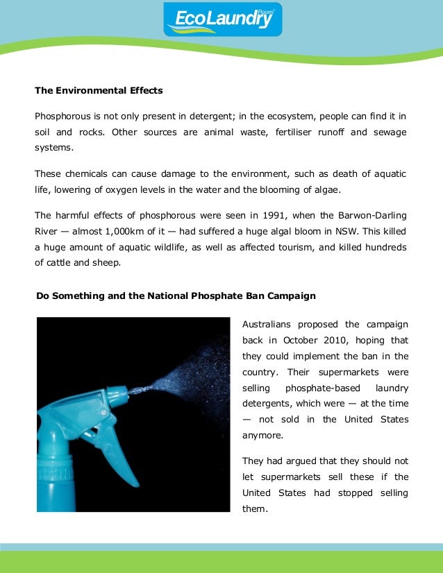 The Phosphate Ban Detergents Going Greener