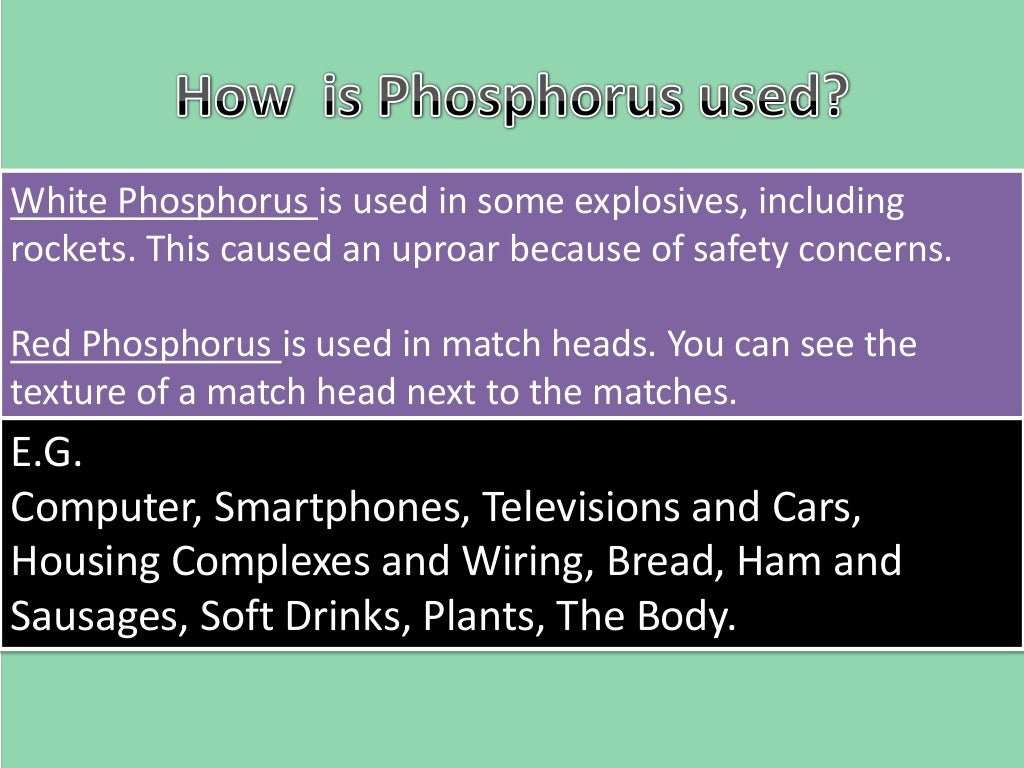 The phosphorus and sulfur cycle