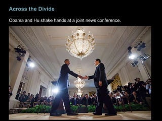 Close-Up Photos
 Similarly, close-up photos provide an
  opportunity to focus in on specific objects.
 These photos are tightly cropped, simple
  shots that present a specific element of your
  story.
 Again, this is an excellent opportunity to
  present information in the caption.
 