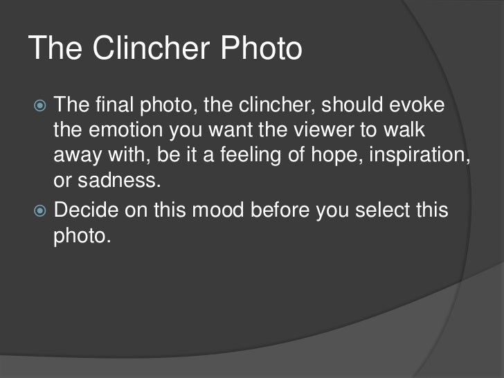 The photographic essay