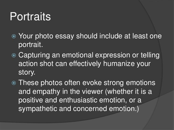 The photographic essay