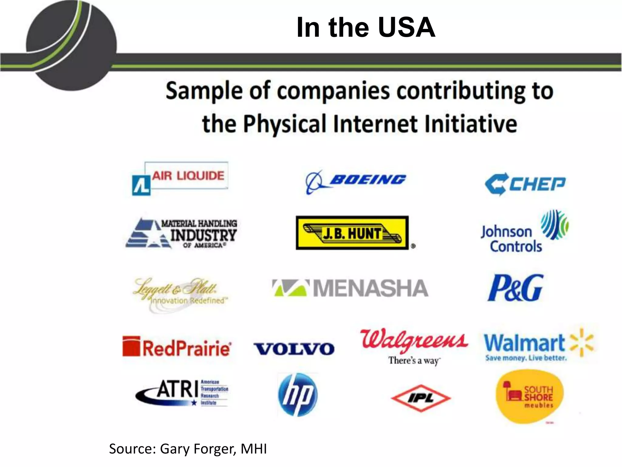 Source: Gary Forger, MHI
In the USA
 