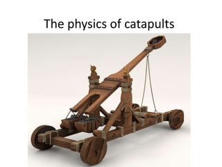The physics of catapults
 
