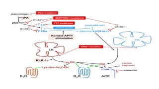Pathologic Kin Members The Physiological And Pathological Role Of Kinins | PPTX