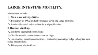 Haustral Activity The Physiology of the Gastrointestinal Tract (GIT (complete).pptx