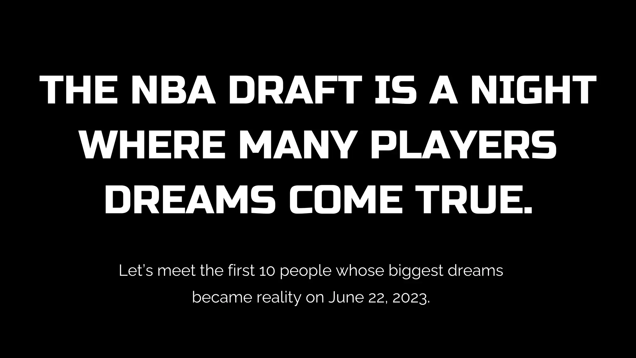 Meet The NBA Draft Class Of 2023 PPTX meet-the-nba-draft-class-of-2023-pptx