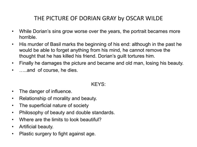 The picture of dorian gray | PPT