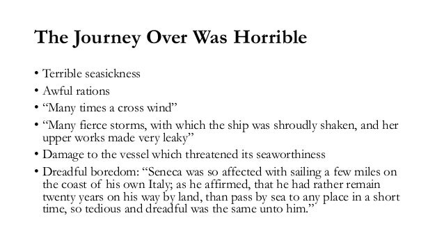 Lecture on William Bradford's Of Plymouth Plantation