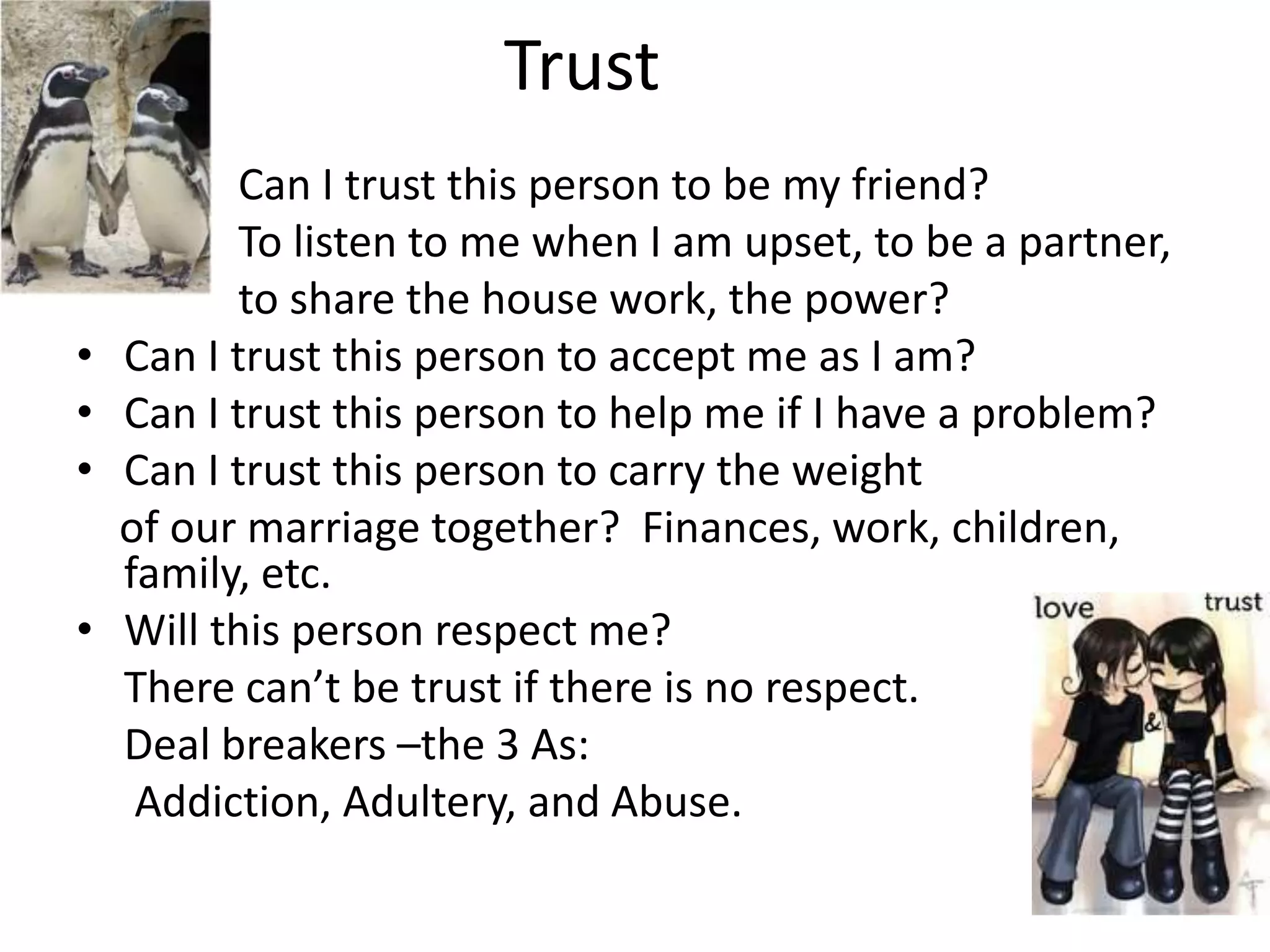 The pillars of a healthy and happy marriage PPT