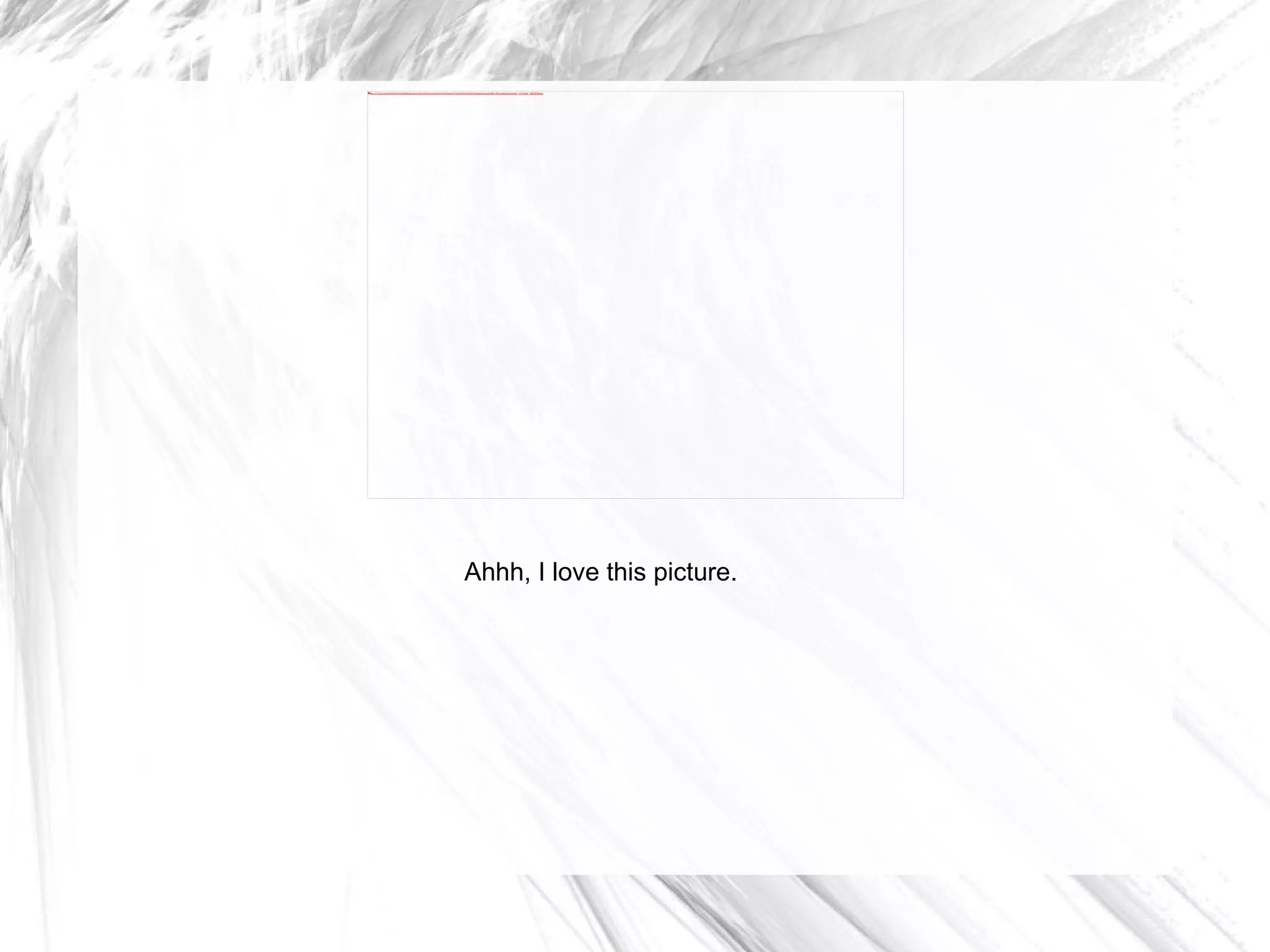 Ahhh, I love this picture. 