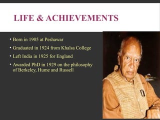 Anan Raj THE PIONEERING TRIO: MULK RAJ ANAND, R K NARAYAN AND RAJA RAO | PPTX