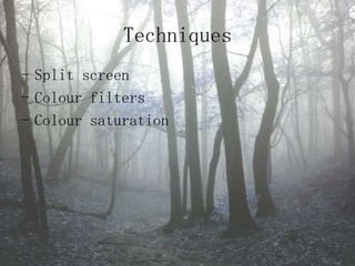 Is surrounded by the dead people he has chopped down who dance around him