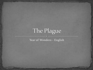 Year of Wonders - English
 