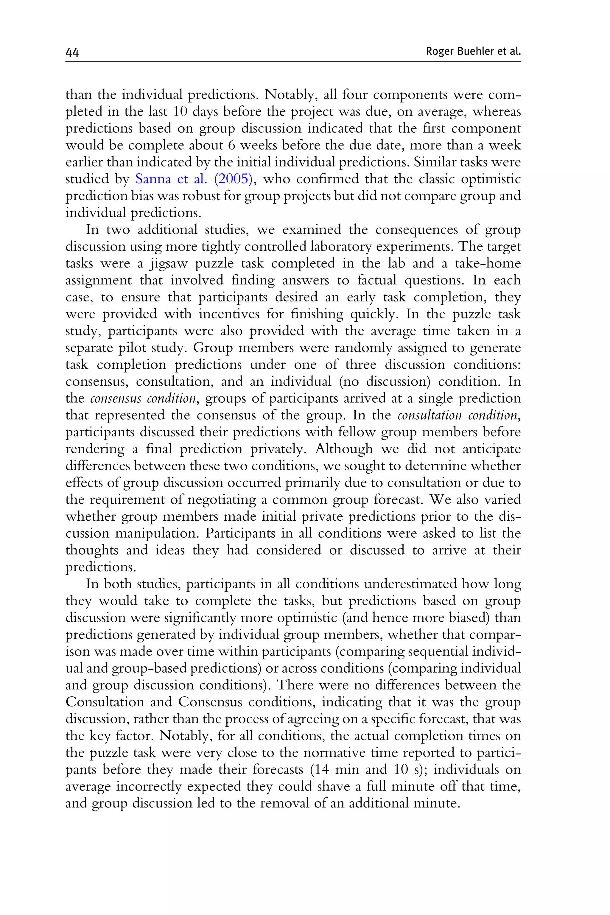 The Planning Fallacy Cognitive.pdf