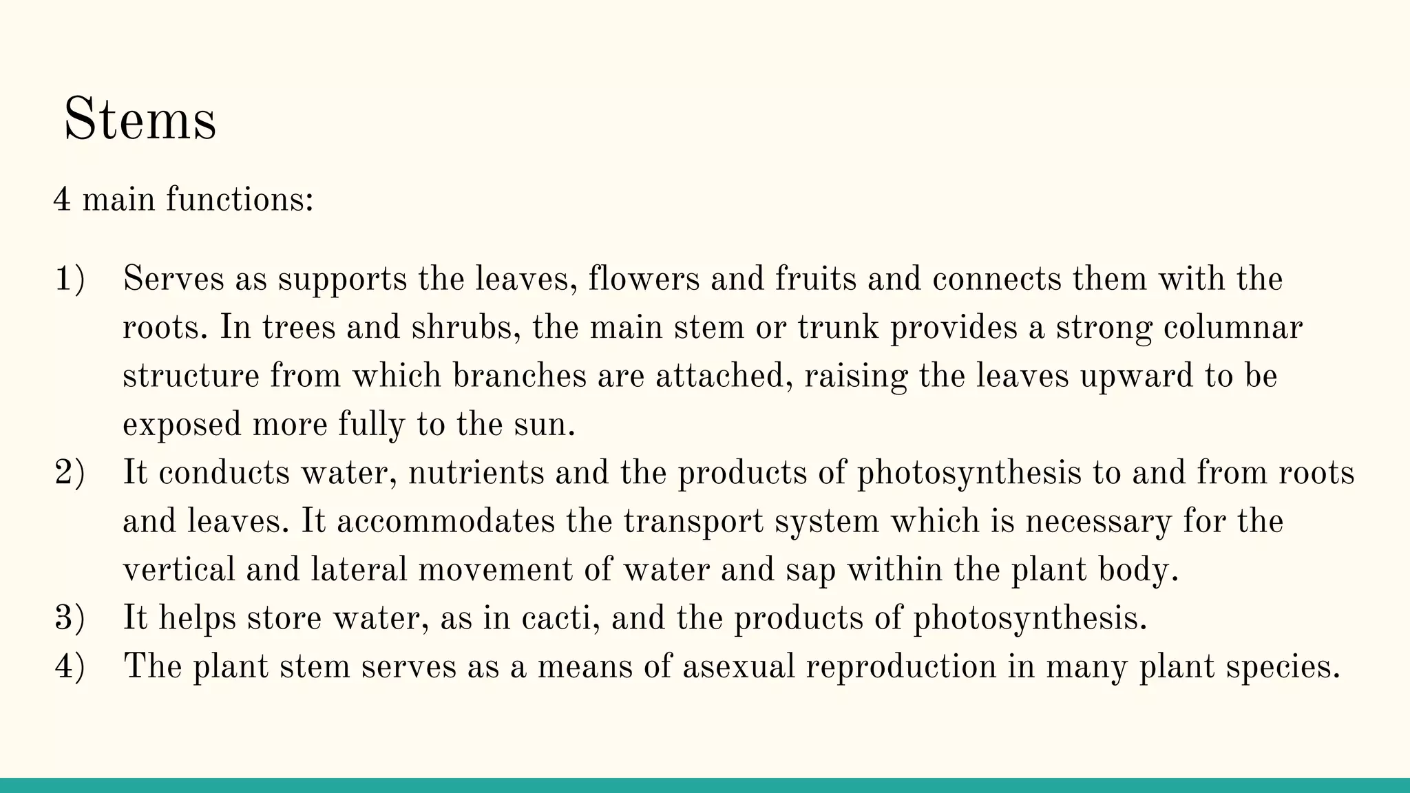 The plant system | PDF