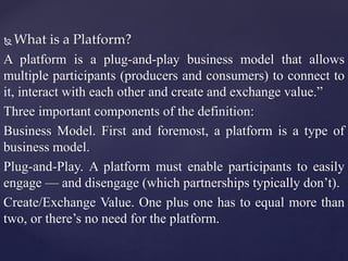 Platform Explainer The platformification of banking | PPTX