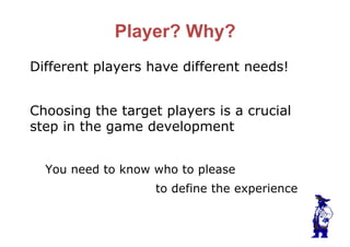 The Importance of the Player in Game Design | PDF