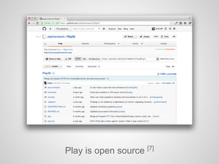 Play is open source [7]
 